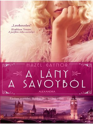 cover image of A lány a Savoyból